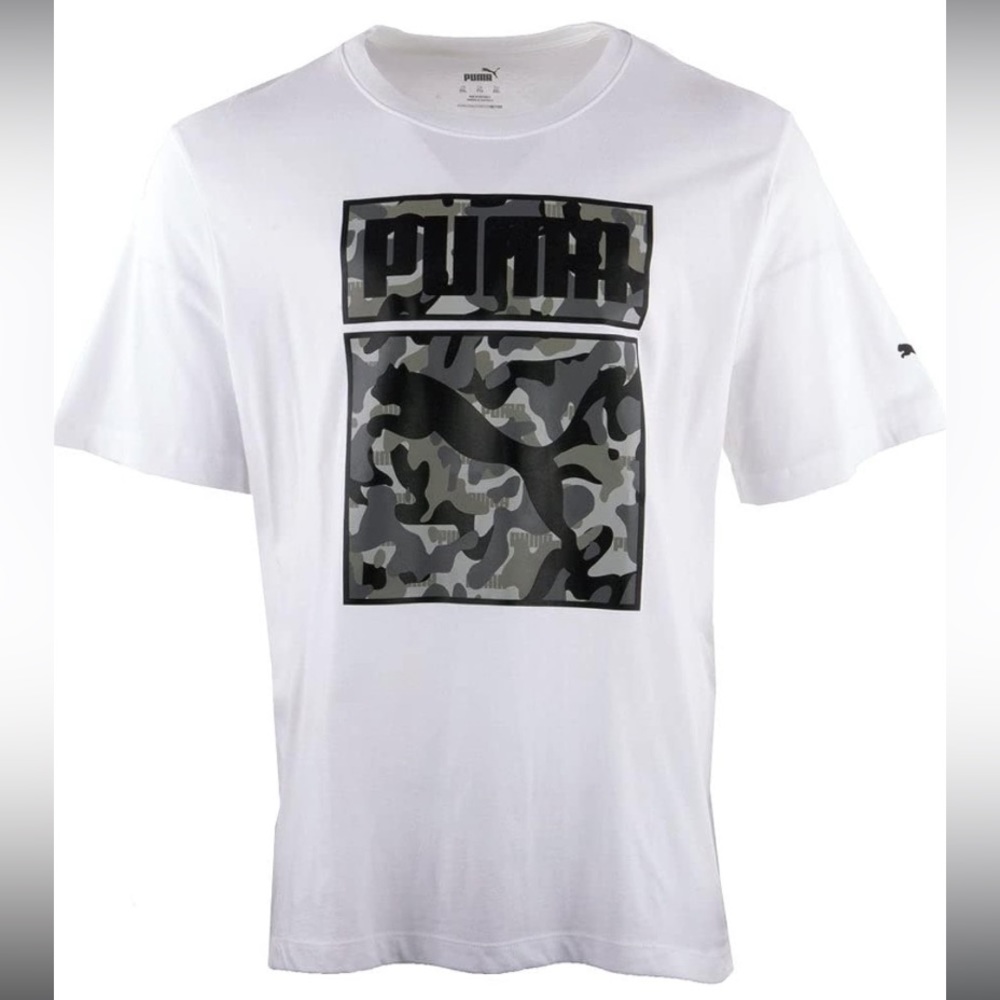 NWOT! Men’s Puma One Shot Camo Short Sleeve Tee Sz Large